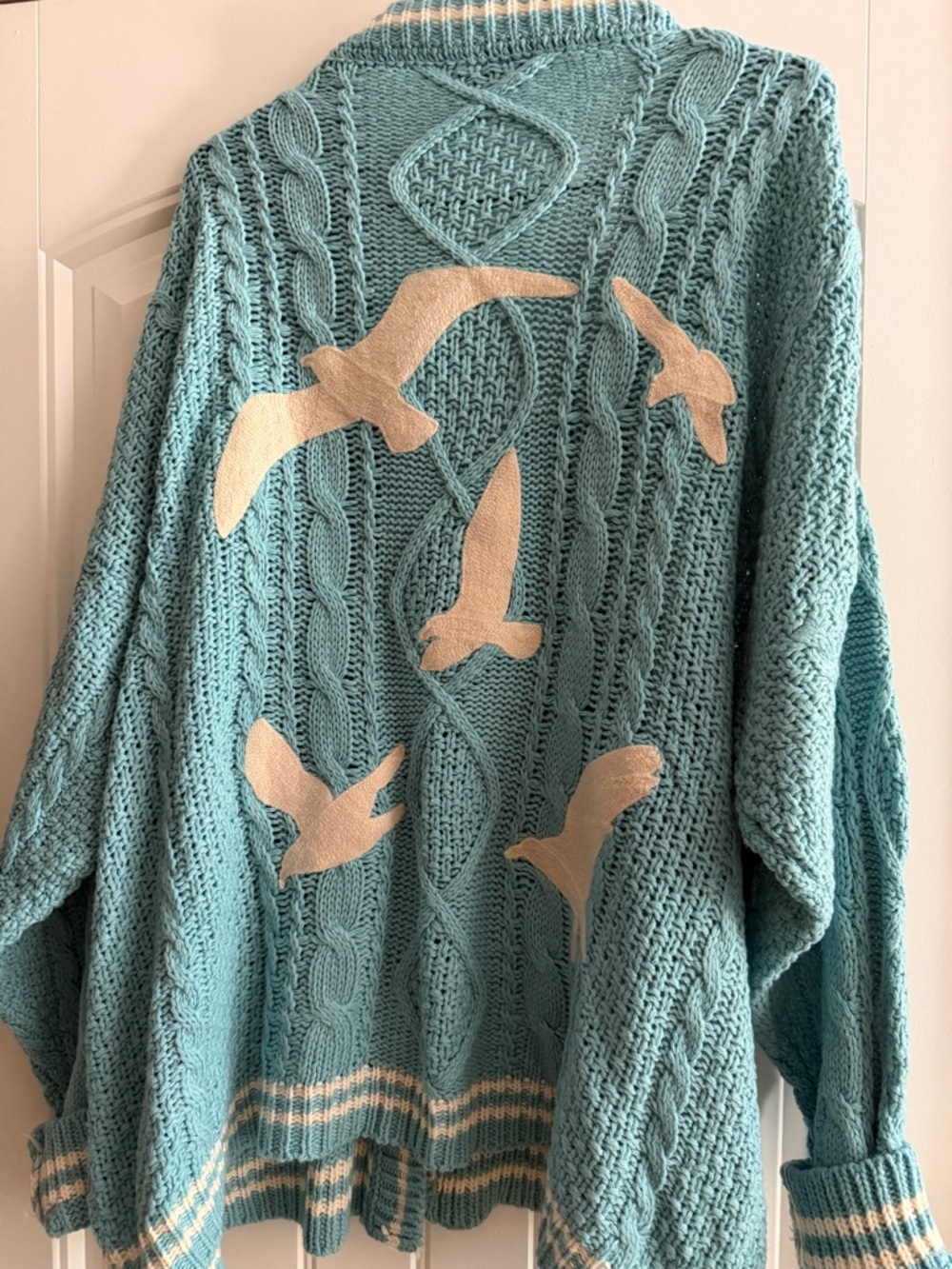 Taylor Swift 1989 Knit Cardigan Sweater - Aqua Blue Never Worn - New Condition - Picture 4 of 4